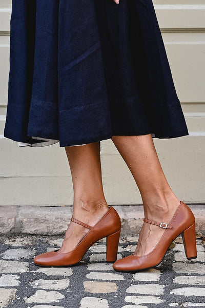 Bravina | Vardagssandaler med liten klack