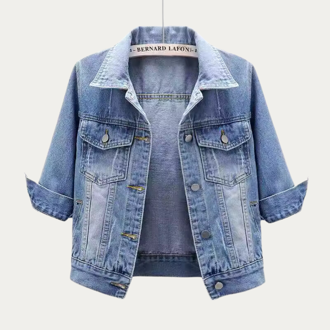Rhea – Klassisk jeansjacka för kvinnor