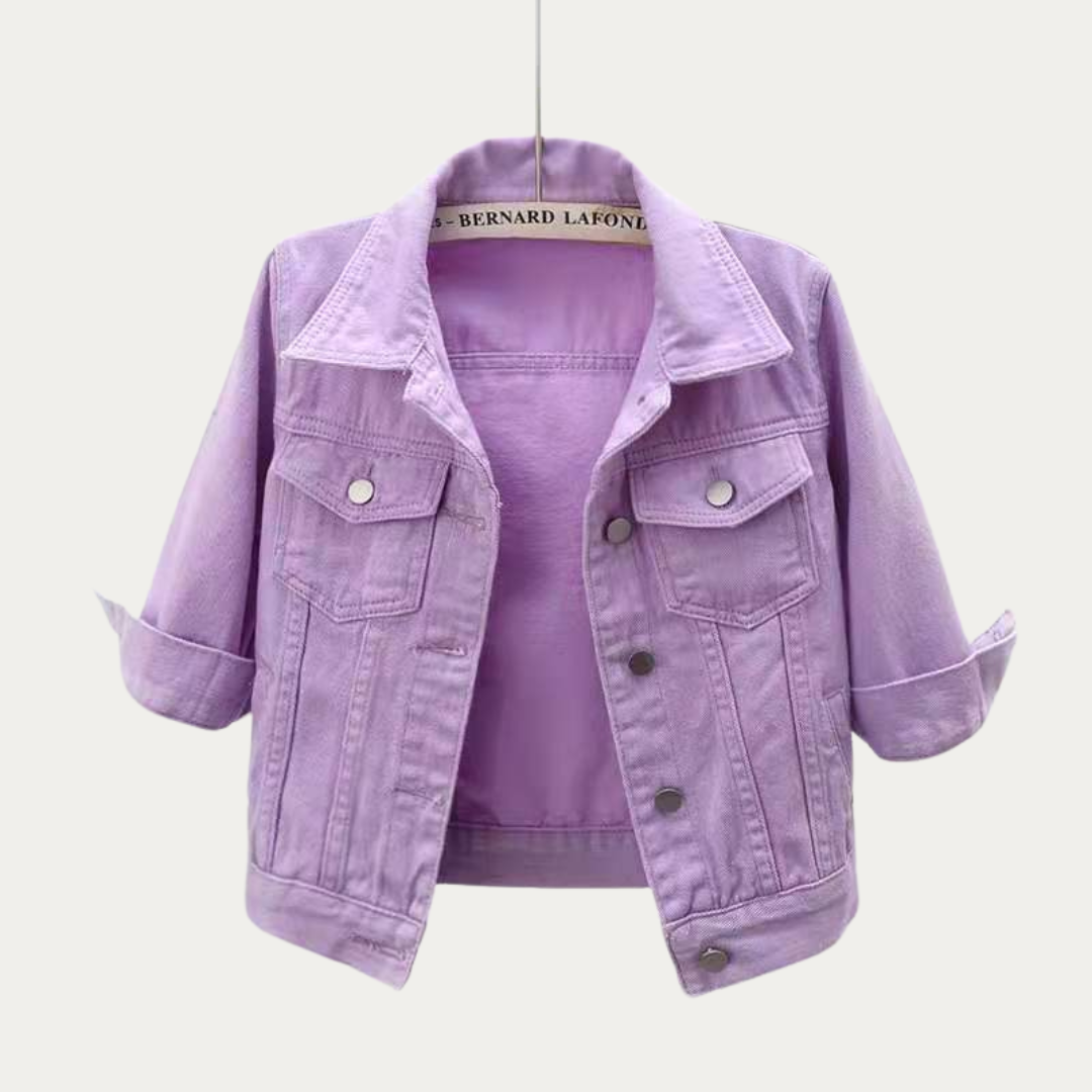Rhea – Klassisk jeansjacka för kvinnor