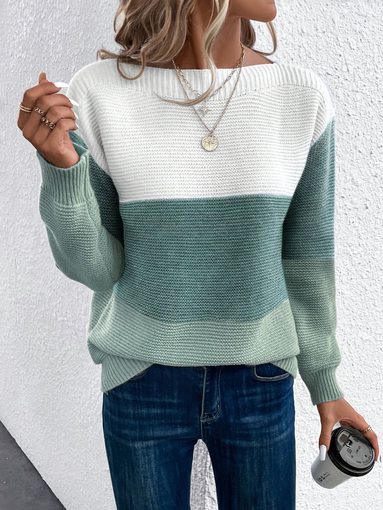 Sophie | Snygg stickad tröja