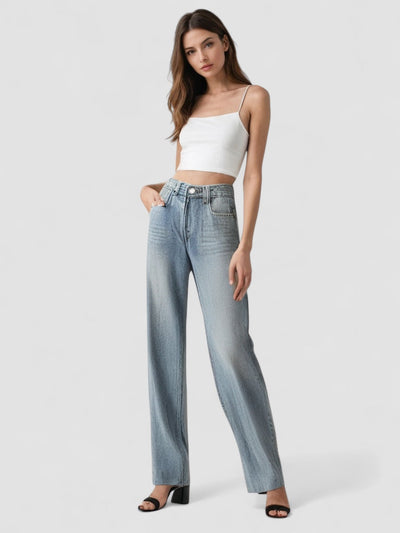 Saga | Vintage Utsvängd Jeans