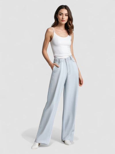 Saga | Utställda Jeans Blå Glaciär