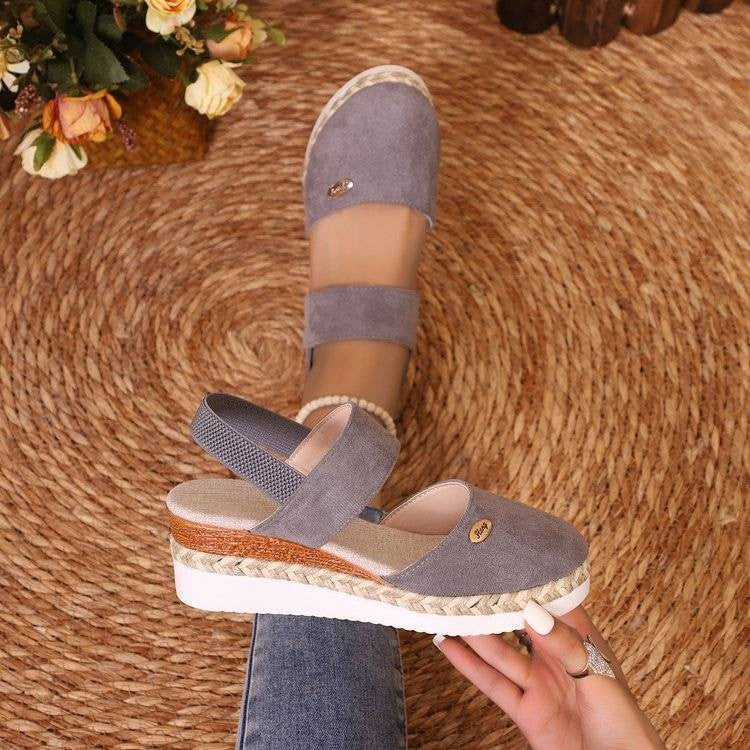 Antonia - Ortopediska Sandaler med Platå, Ventilerande och Avslappnade