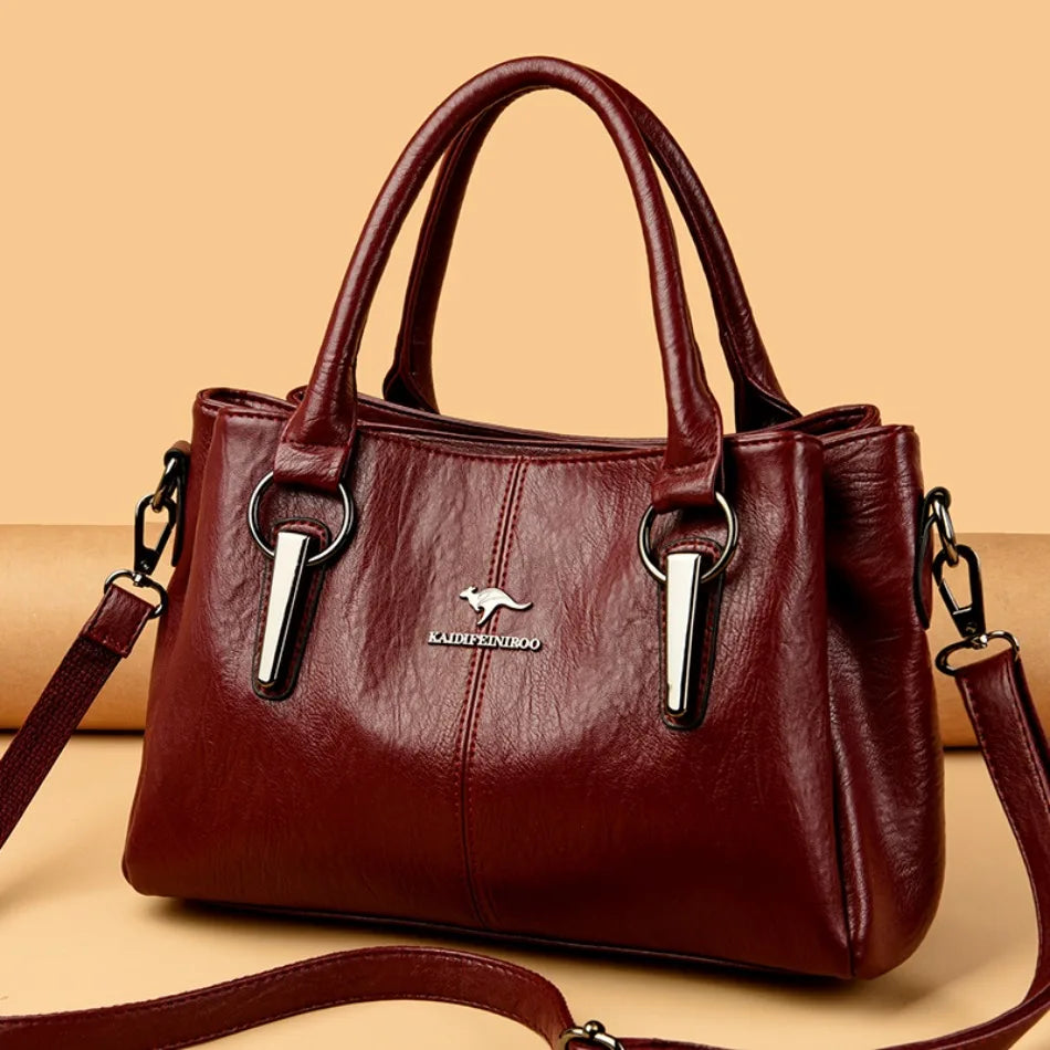 Saga | Crossbody i mjukt skinn