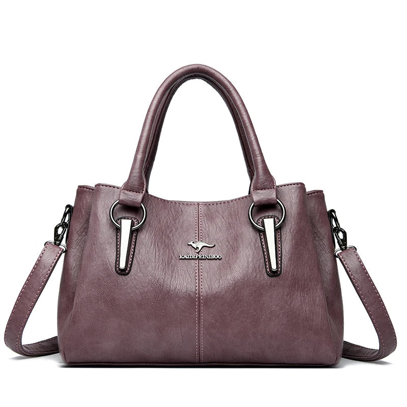 Saga | Crossbody i mjukt skinn
