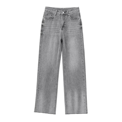 Saga | Grå Utställd Jeans