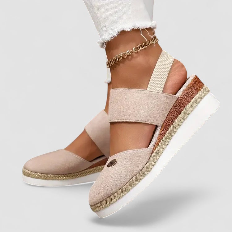 Antonia - Ortopediska Sandaler med Platå, Ventilerande och Avslappnade