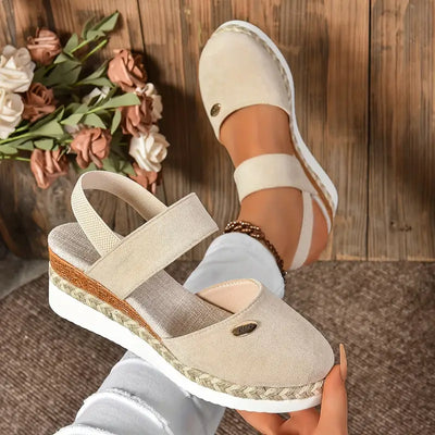 Antonia - Ortopediska Sandaler med Platå, Ventilerande och Avslappnade