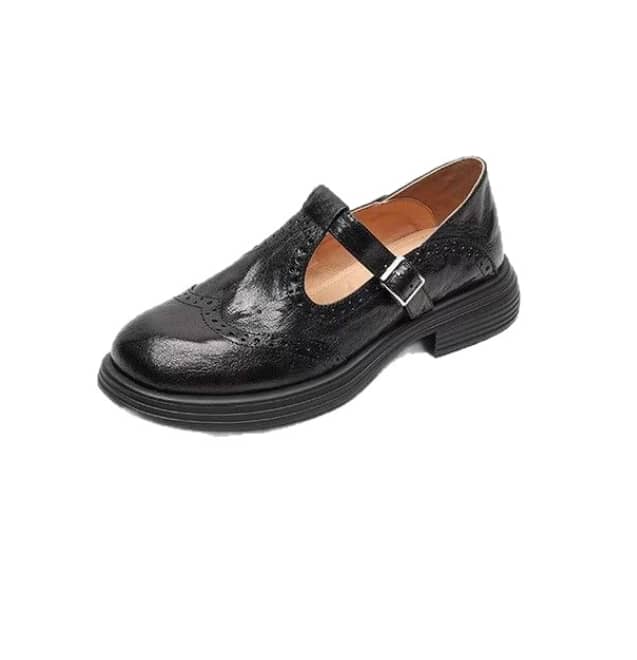 Isla | Eleganta Mary Janes i Läder