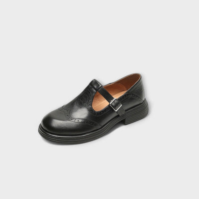 Isla | Eleganta Mary Janes i Läder